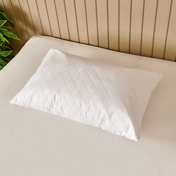 Soft Nando Basic Yastık Alezi - Beyaz - 50x70 cm - Resim 2