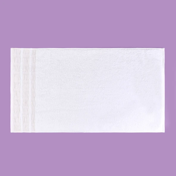 Soft Golden Star Shiny Yüz Havlusu - Ekru - 50x90 cm - 2