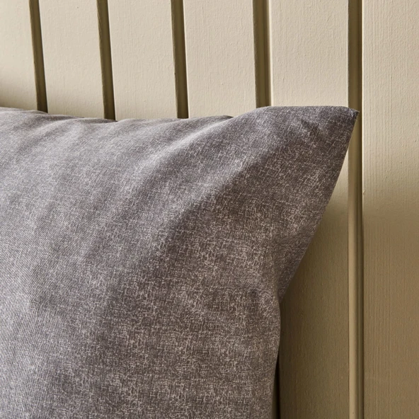 Soft Tanura Kolay Ütülenir 2'li Yastık Kılıfı - Antrasit - 50x70 cm - Resim 2