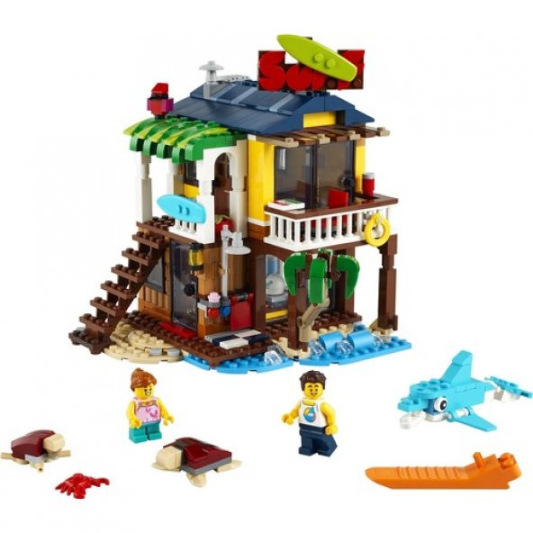 LEGO® Creator 3’ü 1 Arada Sörfçü Plaj Evi 31118 - Çocuklar için Oyuncak Yapım Seti (564 Parça) - 2