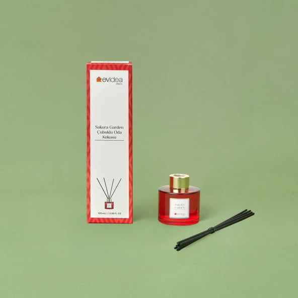 Deco Sakura Garden Çubuklu Oda Kokusu - Kırmızı - 100 ml - 3