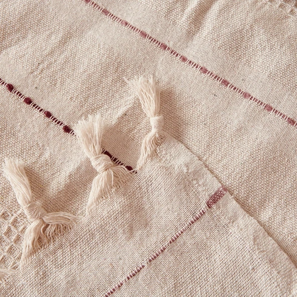 Soft Solvia Çift Kişilik Yatak Örtüsü - Krem - 200x230 cm - Resim 3