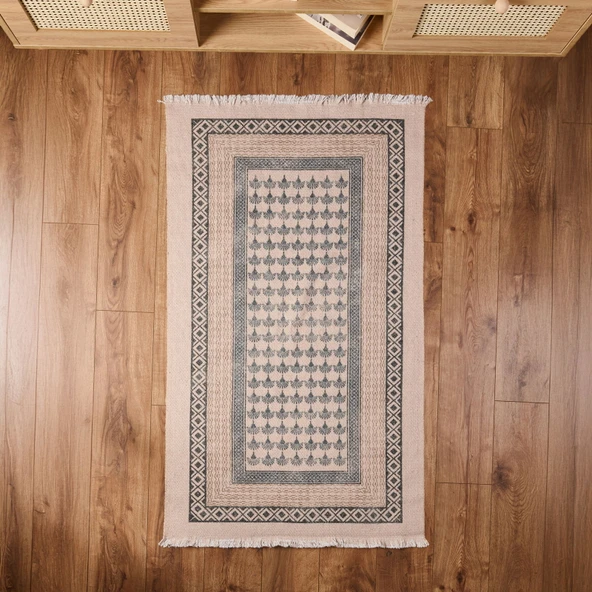 Soft Atura Kilim - Bej - 80x150 cm ürün görseli 1