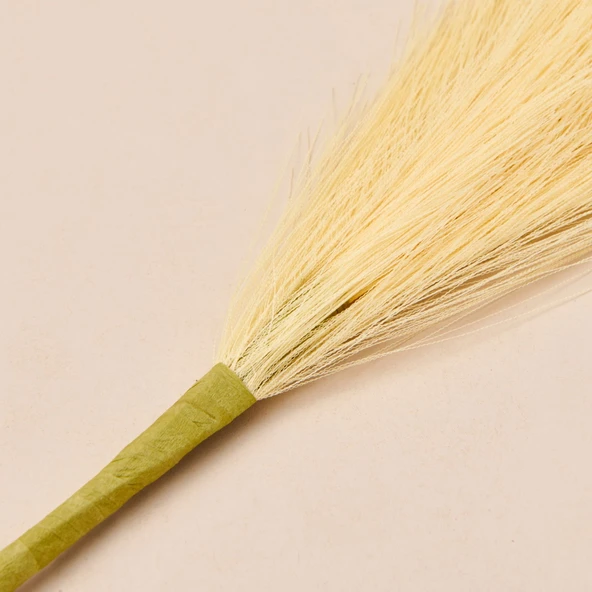 Dekoratif Tüy - Sarı - 44 cm - Resim 3