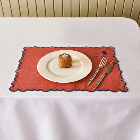 Soft Sun Maddness Amerikan Servis - Kiremit - 30x50 cm ürün görseli