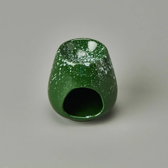 Deco Enyo Seramik Buhurdanlık - Yeşil - 11 cm - 3