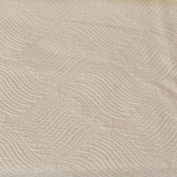 Soft Velinora Çift Kişilik Yatak Örtüsü Seti - Krem - 220x240 cm - Resim 2