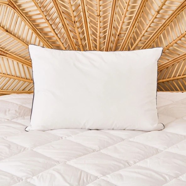 Soft Pamuk Microjel Yastık - Beyaz - 50x70 cm ürün görseli 1