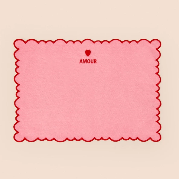Soft Amore Amerikan Servis - Pembe - 30x50 cm - Resim 3