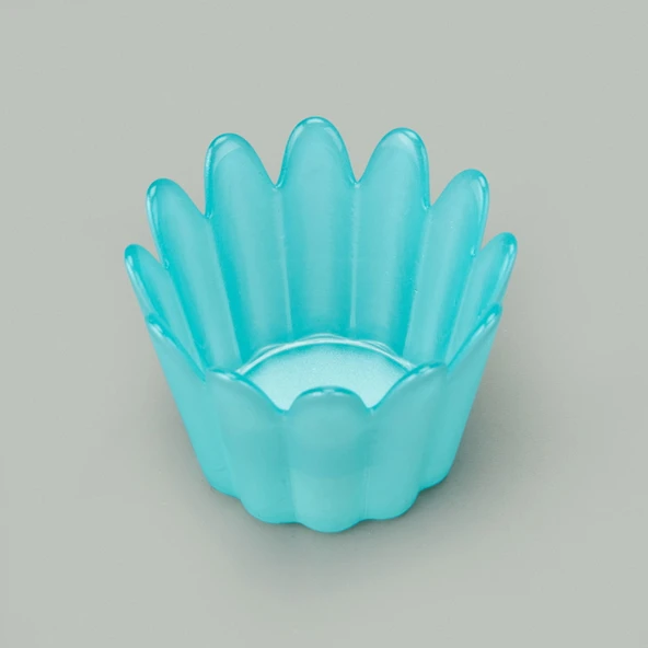 Deco Tulu Mumluk - Turkuaz - 9 cm - Resim 3