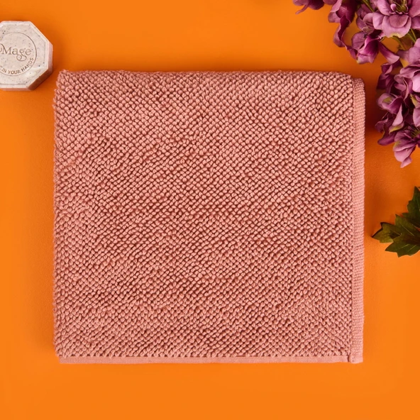 Soft Carrie Ayak Havlusu - Kahverengi - 60x60 cm ürün görseli