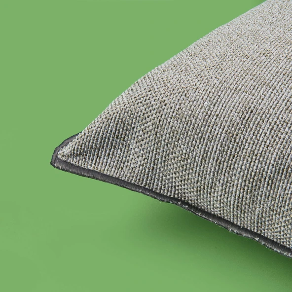 Soft Oras Kırlent - Gri - 35x55 cm - Resim 3