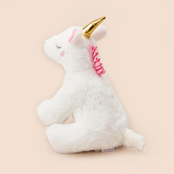 Soft Unicorn Figürlü Yastık - Beyaz - 25x32 cm - 3