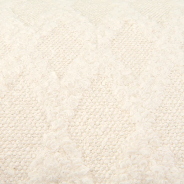 Soft Dahon Kırlent - Ekru - 35x55 cm - Resim 2