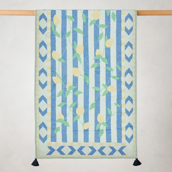 Soft Lime Cello Peştamal - Ekru - 90x160 cm - Resim 2