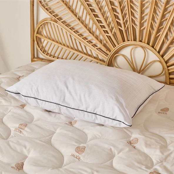 Soft Antistress Yastık - Beyaz - 50x70 cm - Resim 2