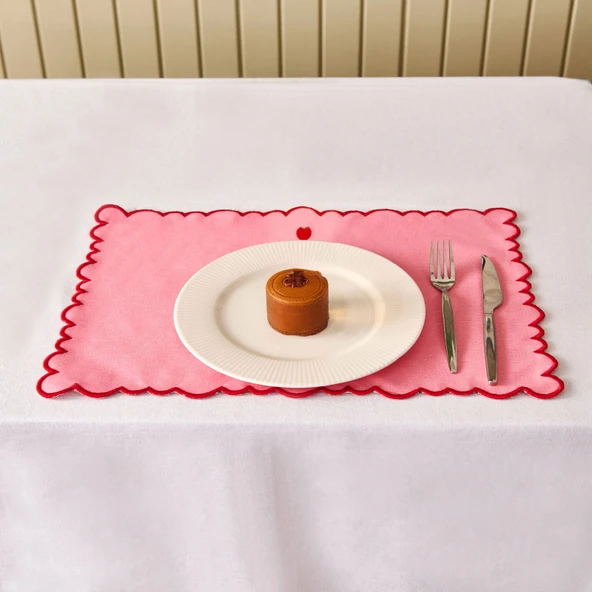 Soft Amore Amerikan Servis - Pembe - 30x50 cm ürün görseli