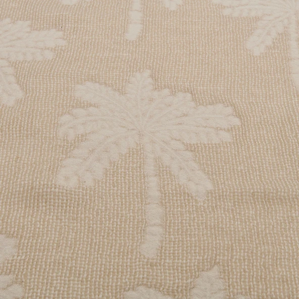 Soft Palm Peştamal - Bej - 90x160 cm - Resim 2