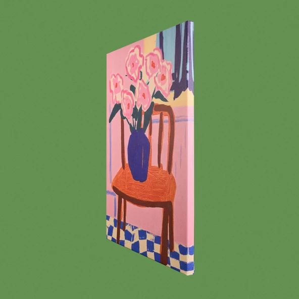 Deco Granny Summer Kanvas Tablo - Renkli - 50x70 cm - Resim 3