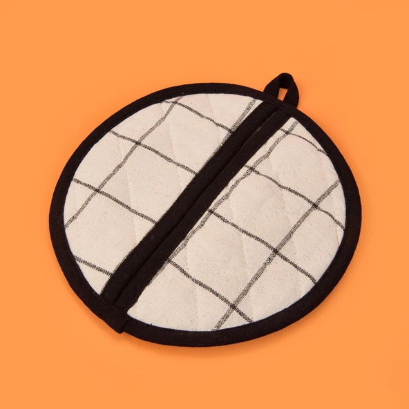 Trallies Tutaç - Ekru / Siyah - 20x20 cm ürün görseli 1