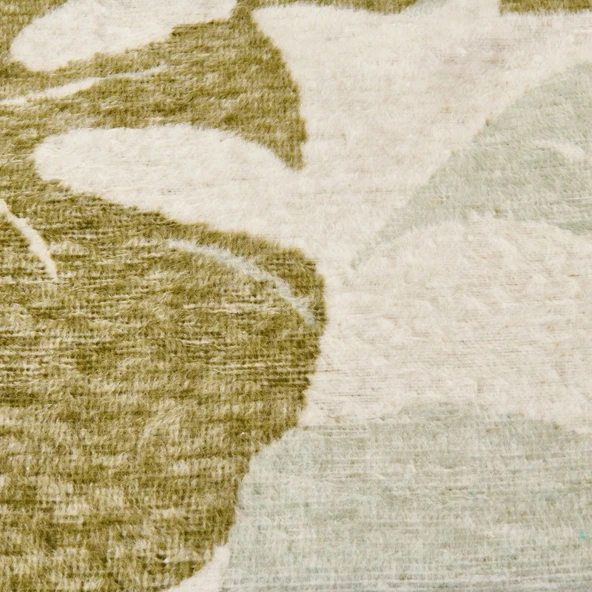 Soft Tropic Pamuklu Çift Kişilik Battaniye - Yeşil - 200x220 cm - Resim 3