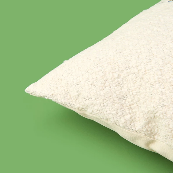 Soft Ravina Kırlent - Ekru - 45x45 cm - Resim 3