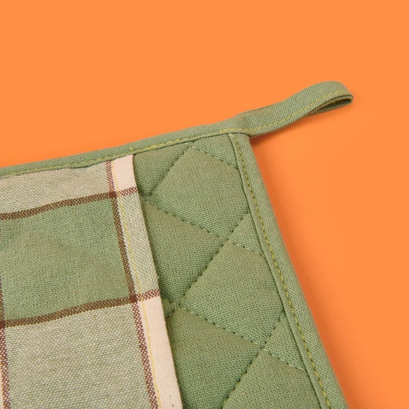 Toscana Tutaç - Ekru / Yeşil - 20x20 cm - Resim 3