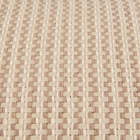 Soft Shiny Kırlent - Bej / Kahverengi - 30x50 cm - Resim 2