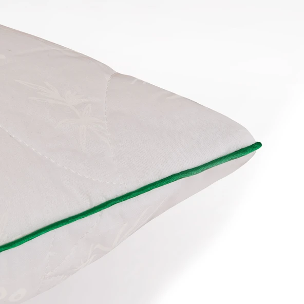 Soft Bambu Yastık - Beyaz - 50x70 cm - Resim 3