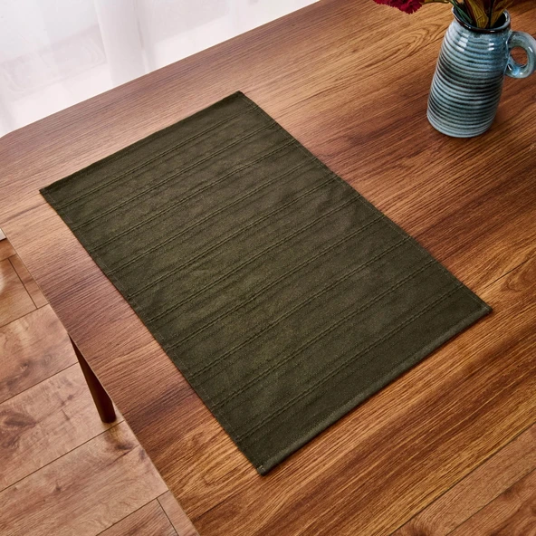 Soft Breeze 2'li Amerikan Servis - Haki - 30x50 cm - Resim 2