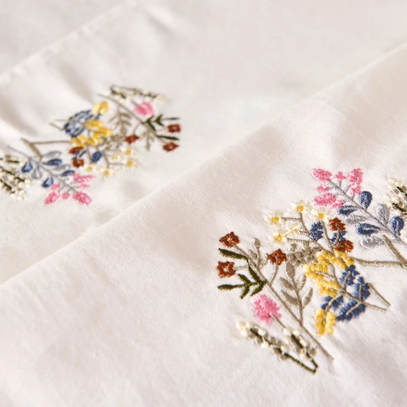 Soft Fancy Granny Runner - Beyaz - 50x140 cm - Resim 3