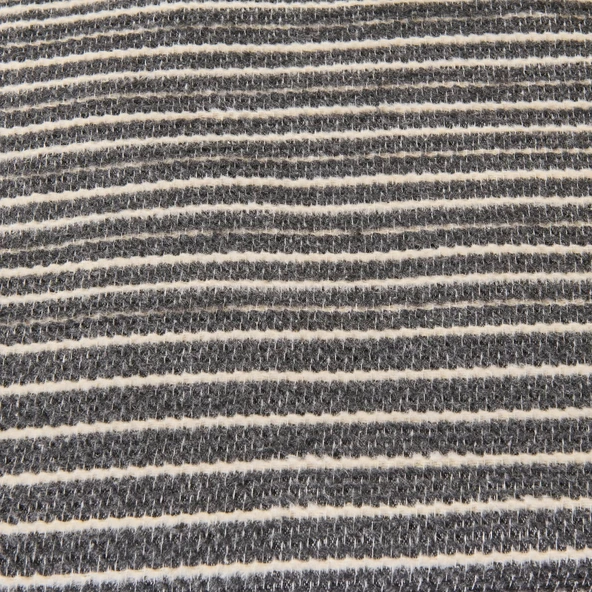Soft Victor Pamuklu Çift Kişilik Battaniye - Antrasit - 200x220 cm - Resim 2