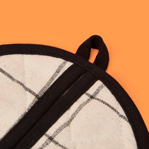 Trallies Tutaç - Ekru / Siyah - 20x20 cm - Resim 3