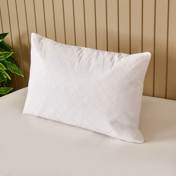 Soft Nando Yastık Alezi - Beyaz - 50x70 cm ürün görseli 1