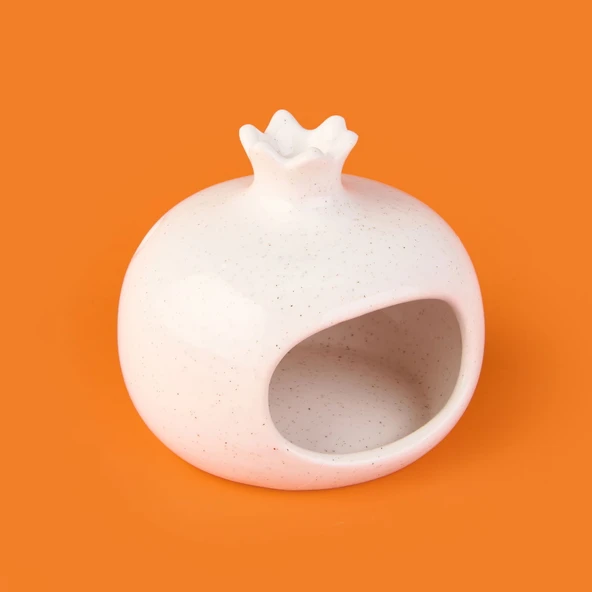 Deco Melograno Buhurdanlık - Beyaz - 10 cm