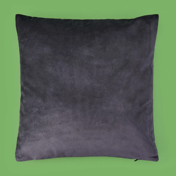 Soft Shiney Kırlent - Antrasit - 40x40 cm ürün görseli