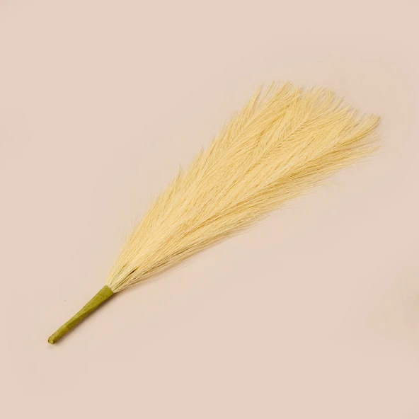 Dekoratif Tüy - Sarı - 44 cm ürün görseli 1