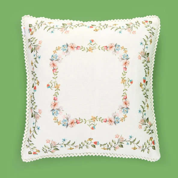 Soft Urban Delight Holly Kırlent - Ekru - 45x45 cm ürün görseli