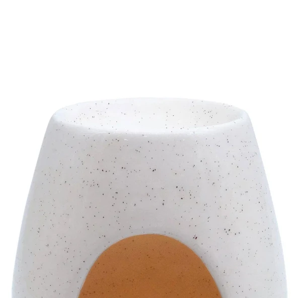 Deco Enyo Seramik Buhurdanlık - Krem - 11 cm - 3