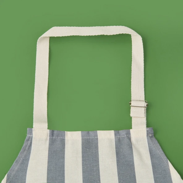 Soft Woro Mutfak Önlüğü - Ekru / Gri - 54x78 cm - Resim 2