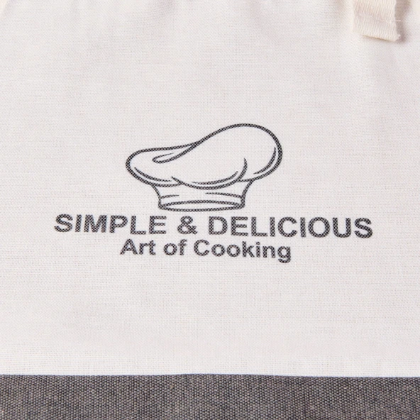 Soft Zinon Mutfak Önlüğü - Ekru - 54x78 cm - Resim 2