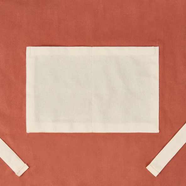 Soft Mutfak Önlüğü - Kiremit - 70x75 cm - Resim 3