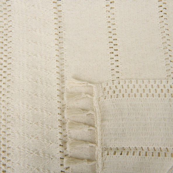 Soft Castel Runner - Ekru - 35x145 cm - Resim 3