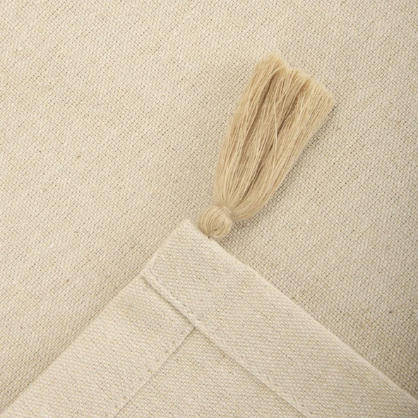 Soft Lole Püsküllü Runner - Bej - 50x150 cm - Resim 2