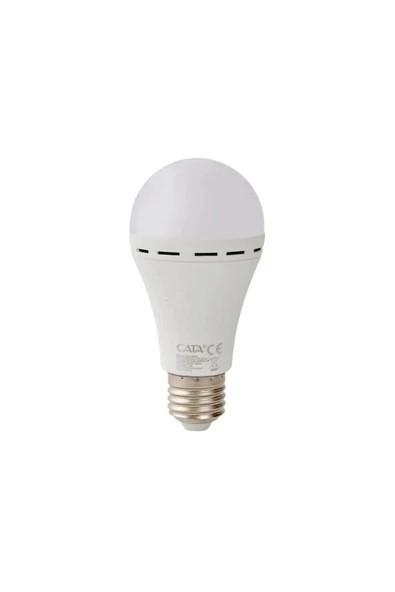Cata CT-4229 9W ŞARJLI LED AMPUL 1 ADET (BEYAZ) (PARLA) - Resim 3