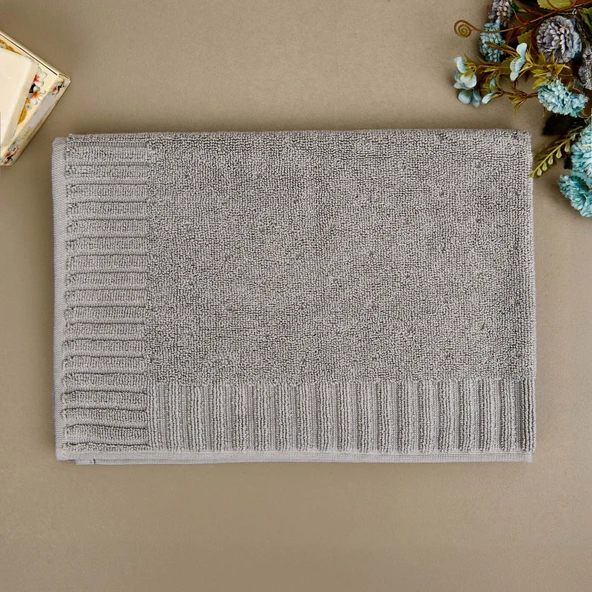 Soft Patte Ayak Havlusu - Gri - 50x70 cm ürün görseli 1