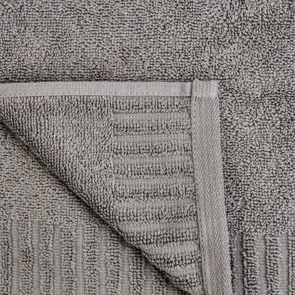 Soft Patte Ayak Havlusu - Gri - 50x70 cm - Resim 3