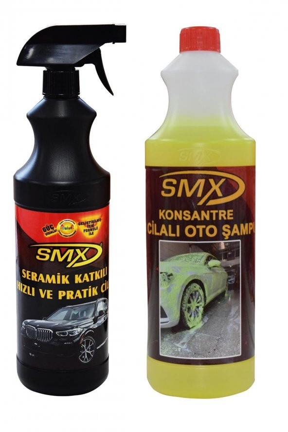 SMX Seramik Cila / Hızlı Cila / Pratik Cila / 40 Cilalı Oto Şampuanı