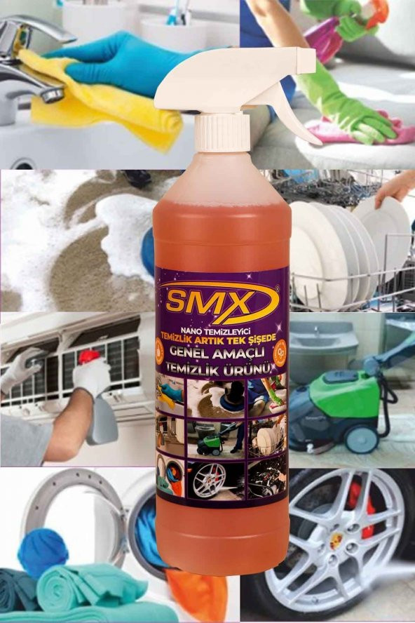 SMX Banyo Temizleyici / Fayans Temizleyici / Derz Temizleyici / Gold Nano Genel Amaçlı Temizleyici - Resim 3