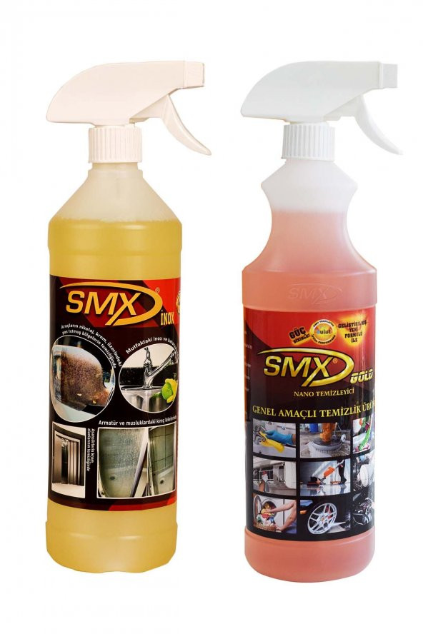 Smx İnox Krom Nikelaj Parlatıcı - Smx Nano Genel Amaçlı Temizleyici